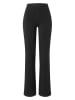 MAC Spodnie "Flare" w kolorze czarnym