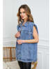 Plume Spijkergilet "Jaures" blauw
