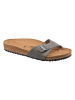 Birkenstock Leren slippers "Madrid" grijs
