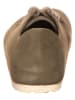 Birkenstock Leder-Schnürschuhe "Maine" in Khaki - Weite S
