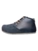 Birkenstock Leder-Schnürschuhe "Dundee" in Blau - Weite S