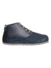 Birkenstock Leder-Schnürschuhe "Dundee" in Blau - Weite S