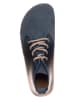 Birkenstock Leren veterschoenen "Dundee" blauw - wijdte S