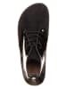 Birkenstock Leder-Schnürschuhe "Dundee" in Schwarz - Weite S