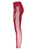 adidas Legginsy sportowe "Adicolor Trefoil" w kolorze czerwonym