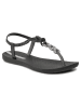 Ipanema Teensandalen zwart/zilverkleurig