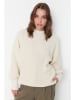 trendyol Sweter w kolorze kremowym