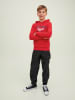 JACK & JONES Junior Bluza "Logo" w kolorze czerwonym