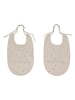 that's mine 2-delige set: slabbetjes "Calm moon" beige