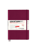 LEUCHTTURM1917 Planer miesięczny w kolorze bordowym - 17,8 x 25,4 cm