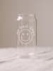 Eulenschnitt Trinkglas "Smiley" - 500 ml
