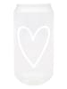Eulenschnitt Trinkglas "Herz" - 500 ml