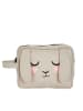 roommate Kosmetiktasche "Bunny" in Beige - (L)22 x (B)17 cm