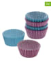 Zenker 2er-Set: Papier-Muffinförmchen in Blau/ Lila - 2x 100 Stück