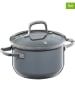 WMF 2-delige set: pan met deksel "Fusiontec" grijs - Ø 16 cm