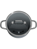 WMF 2tlg. Set: Kochtopf "Fusiontec" in Grau - Ø 16 cm