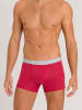 Hanro 2-delige set: boxershorts grijs/fuchsia