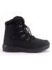 Warmbat Leder-Winterboots in Schwarz