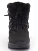 Warmbat Leder-Winterboots in Schwarz