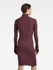 G-Star Strickkleid in Bordeaux