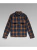 G-Star Blouse donkerblauw/camel