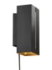 Nordlux Ledwandlamp "Curtiz" zwart - (H)18 cm