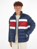Tommy Hilfiger Donsjas donkerblauw/rood