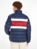 Tommy Hilfiger Donsjas donkerblauw/rood