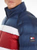 Tommy Hilfiger Donsjas donkerblauw/rood