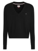 TOMMY JEANS Pullover in Schwarz