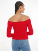 TOMMY JEANS Pullover in Rot