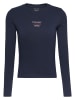 TOMMY JEANS Longsleeve in Dunkelblau