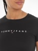 TOMMY JEANS Koszulka w kolorze czarnym
