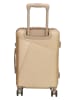 Beagles Hardcase-Trolley in Beige - (B)36 x (H)54 x (T)20 cm