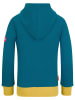 Trollkids Sweatjacke "Sortland" in Blau/ Gelb