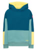 Trollkids Hoodie "Rondane" in Blau/ Gelb