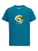 Trollkids Koszulka funkcyjna "Sognefjord T" w kolorze niebieskim