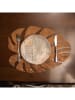 Violeta Home 4er-Set: Platzset "Monstera" in Hellbraun - (B)45 x (T)33 cm