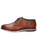 Bugatti Leder-Schnürschuhe in Hellbraun