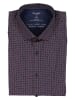 OLYMP Hemd "24/7 No 6 six - Super Slim fit - in Dunkelblau/ Rot