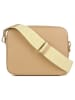 COCCINELLE Leder-Umhängetasche in Beige - (B)22 x (H)17 x (T)6 cm