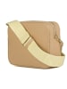 COCCINELLE Leder-Umhängetasche in Beige - (B)22 x (H)17 x (T)6 cm