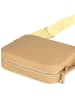 COCCINELLE Leder-Umhängetasche in Beige - (B)22 x (H)17 x (T)6 cm