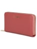 COCCINELLE Skórzany portfel w kolorze różowym - 19 x 11 cm