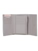 COCCINELLE Leren portemonnee grijs - (B)14 x (H)10 cm