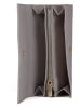 COCCINELLE Leren portemonnee grijs - (B)19 x (H)10 cm