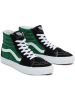 Vans Leder-Sneakers "SK8-HI" in Grün/ Schwarz