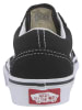 Vans Leder-Sneakers "Old Skool" in Schwarz/ Weiß