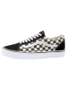 Vans Skórzane sneakersy "Checkerboard Old" w kolorze czarno-beżowym