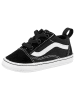 Vans Leren loopleerschoenen "Old Skool" zwart/wit